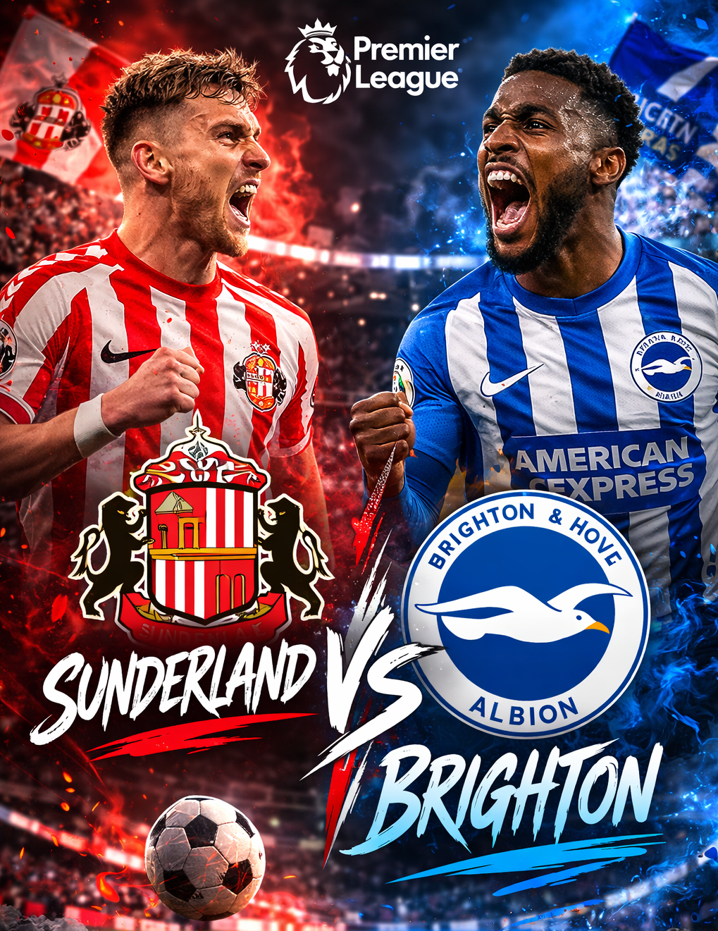 Read more about the article Premier League Match Preview: Sunderland vs Brighton – Predictions and Analysis