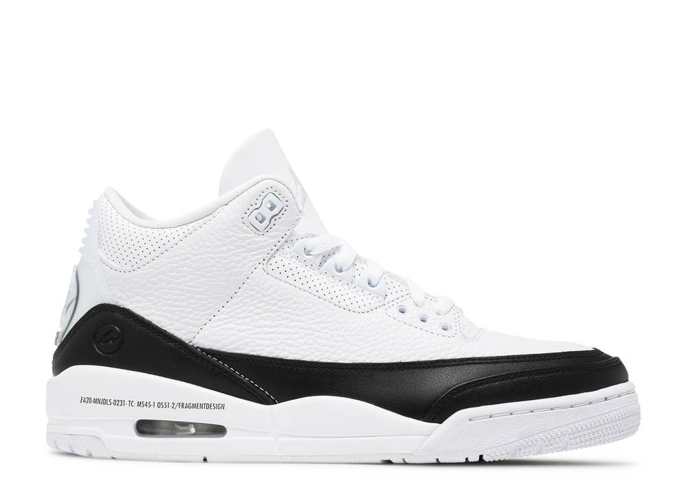 JORDAN RETRO 3 X FRAGMENT DESIGN "WHITE"