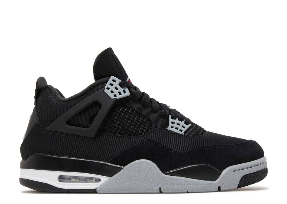 JORDAN RETRO 4 "BLACK CANVAS"