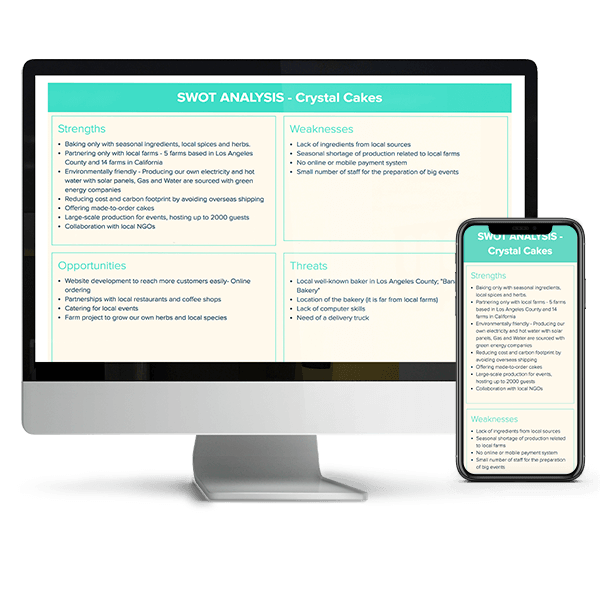 Swot Analysis Template And Examples Xtensio