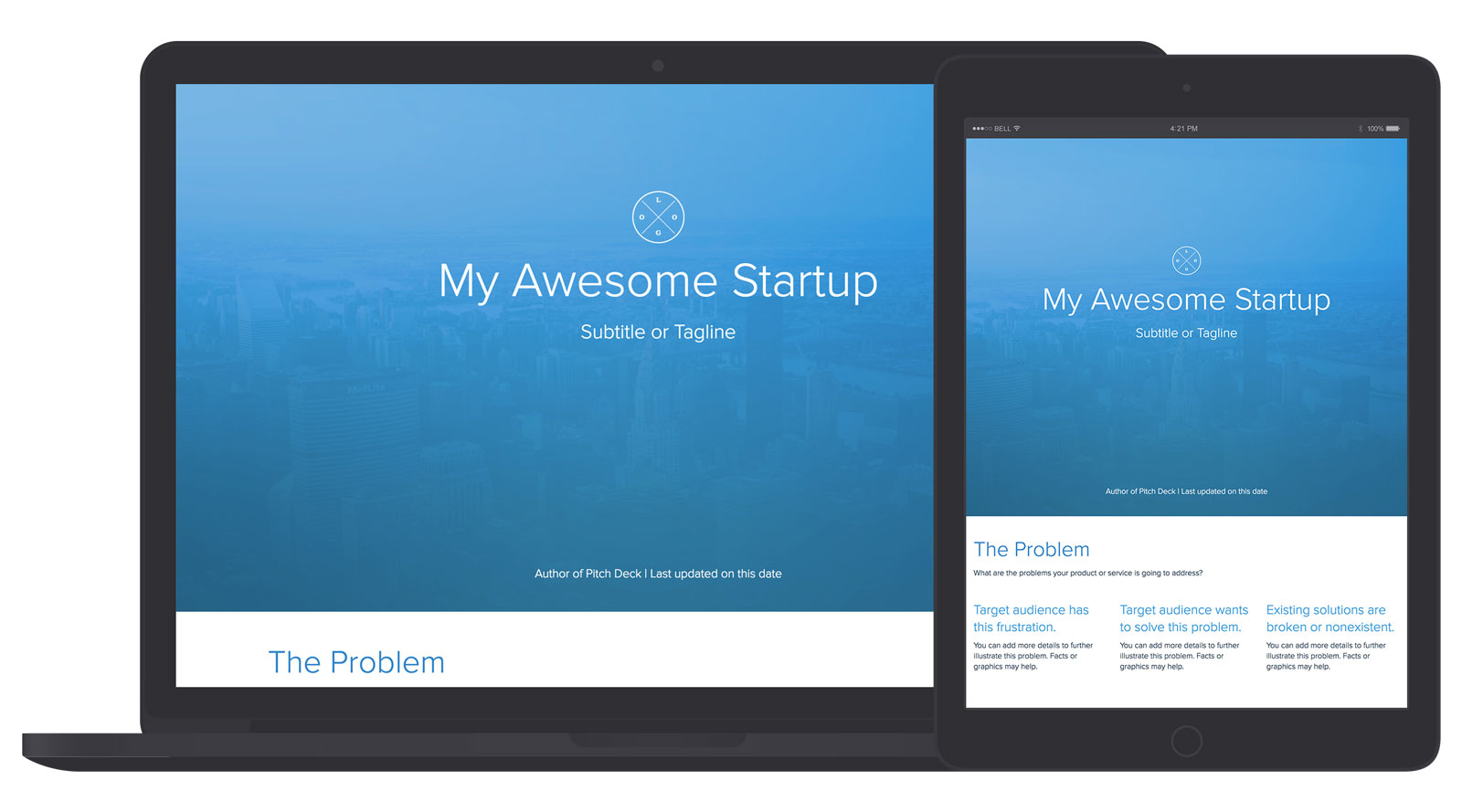 Pitch Deck Template And Examples Xtensio