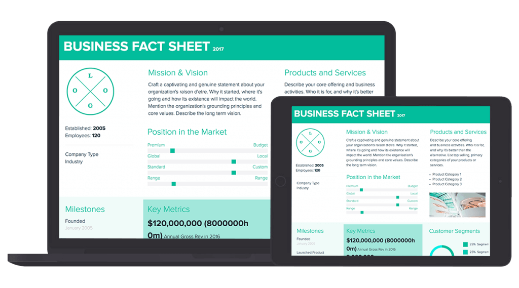 Fact Sheet Template Examples And Instructional Resources Xtensio