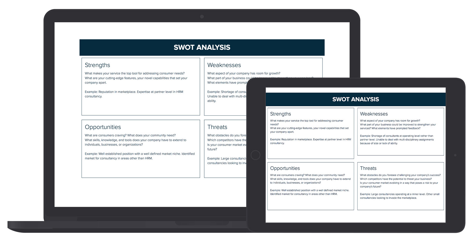 Swot Analysis Template And Examples Xtensio