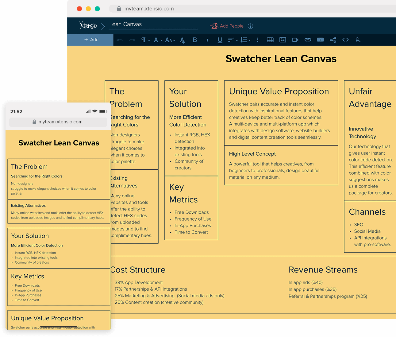 How To Create A Lean Canvas A Step By Step Guide Xtensio