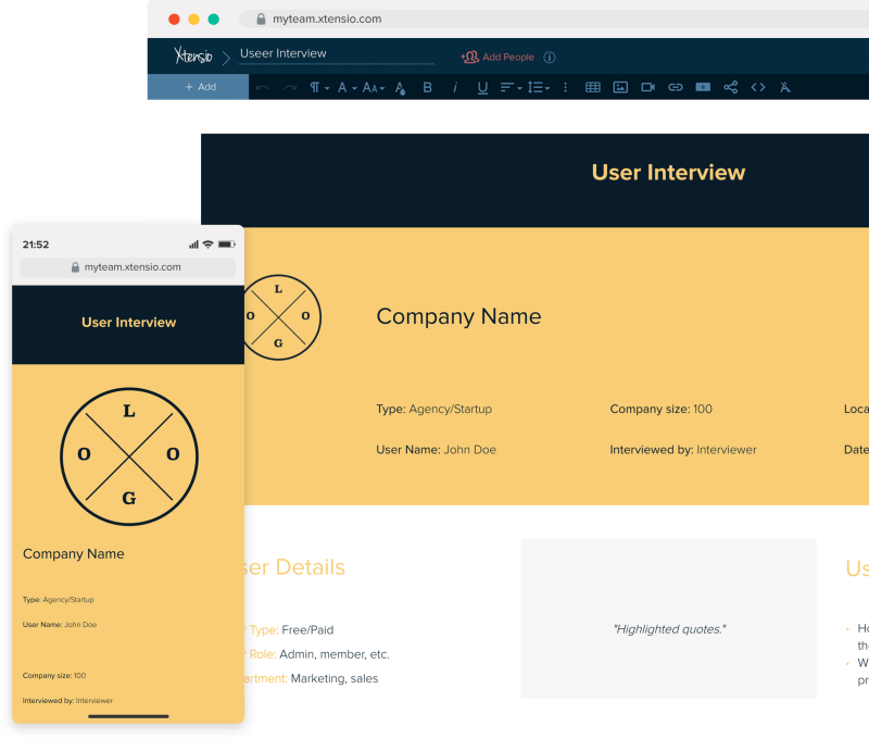 Free User Interview Template Xtensio - City Background Collection - 8K Quality