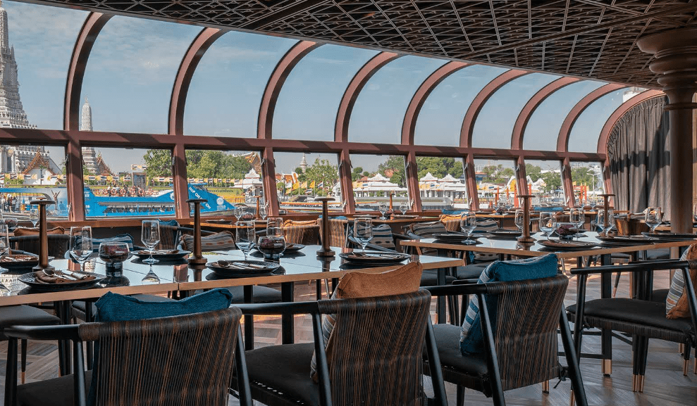 Saffron Cruise 湄南河豪华游船餐厅酒吧攻略：尽享美景与悠闲时光