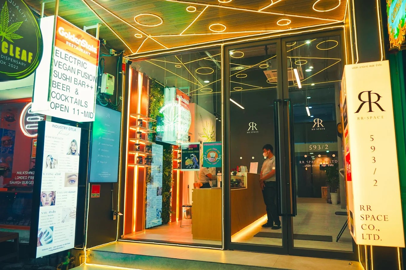 Golden State Vegan Bangkok — 创意素食与夜生活的时尚融合