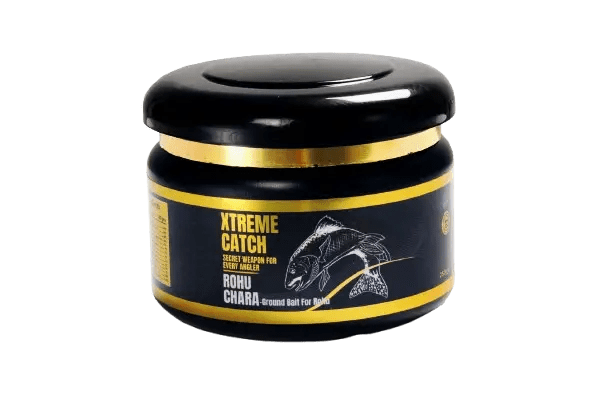 tremeCatch Rohu Chara 250g ground bait – natural fish attractant for Rohu fishing, packed in premium jar