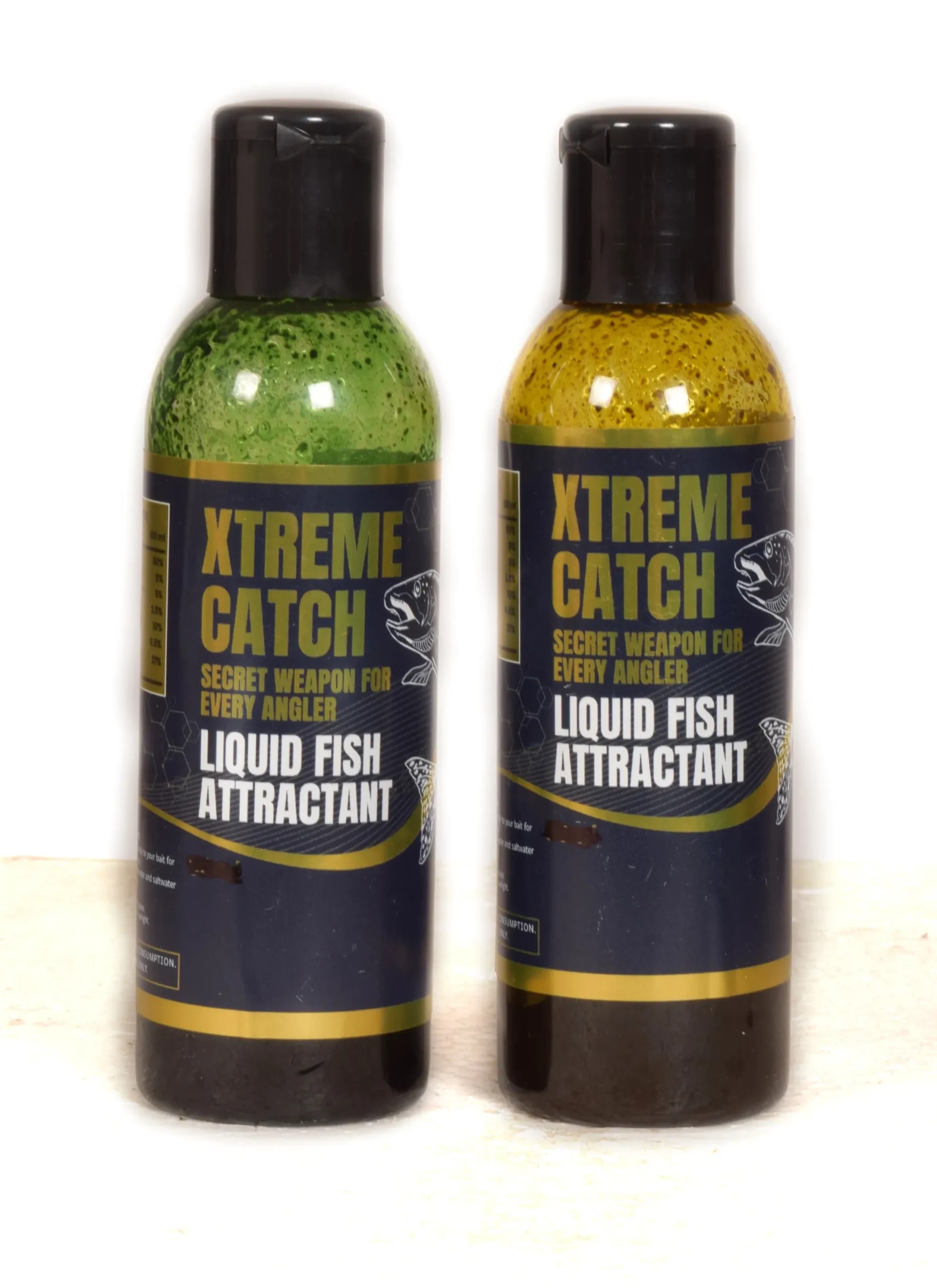 XtremeCatch Liquid Attractant Green and Yellow Combo – Carp Fishing Hook Bait