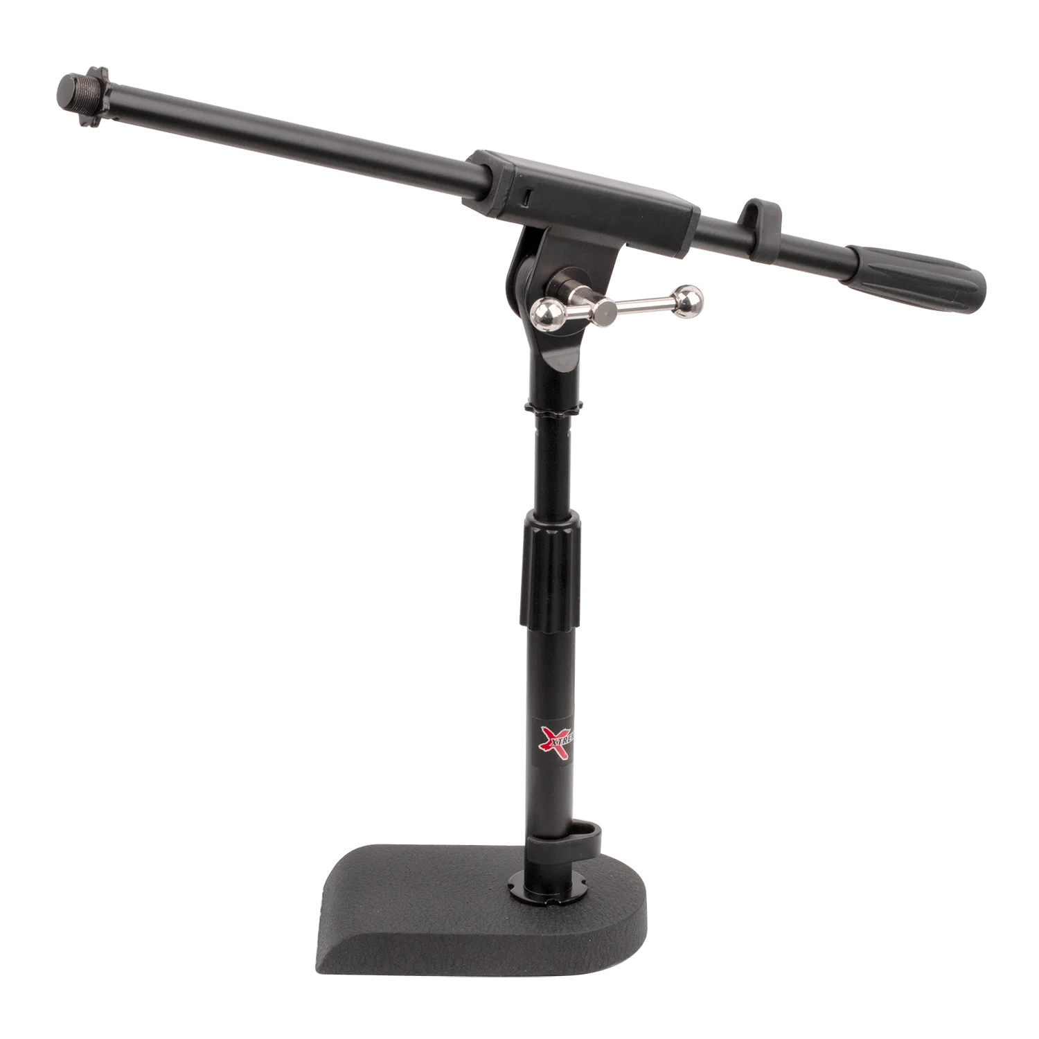 Short microphone boom stand