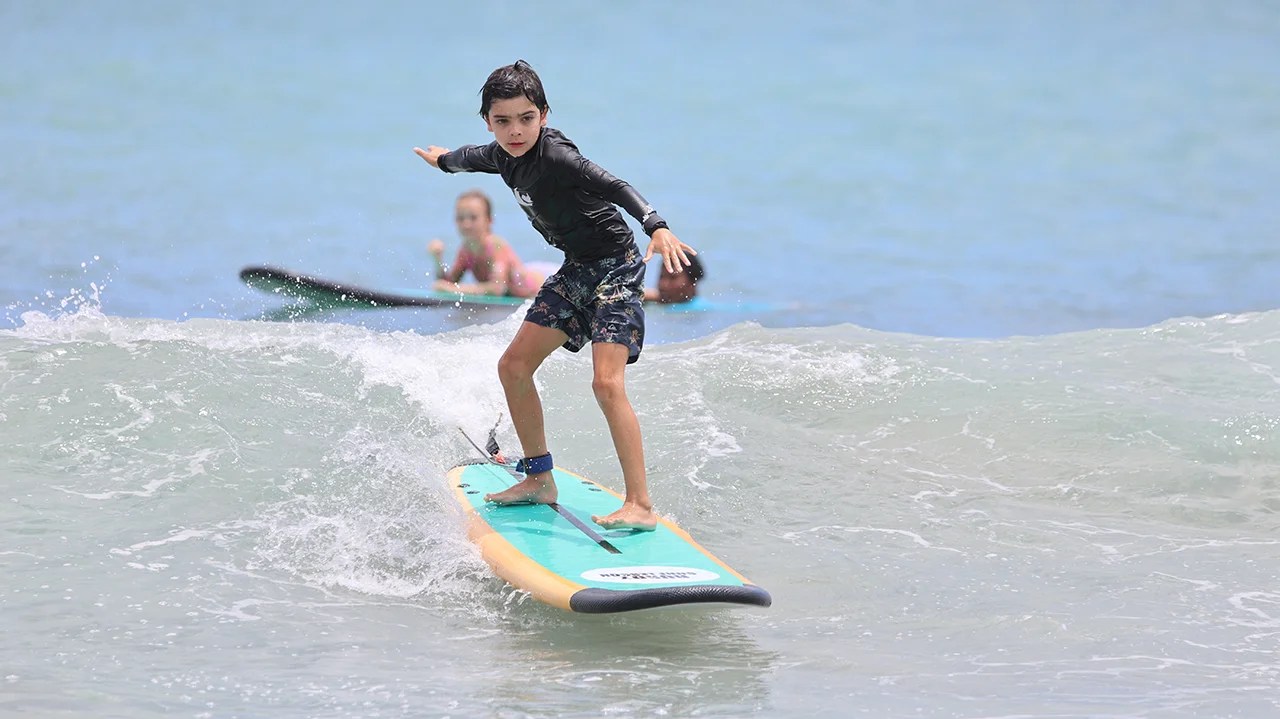 surfing in bali
