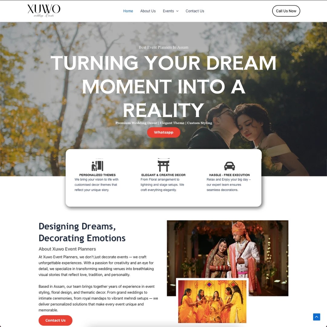 Event Planning Website