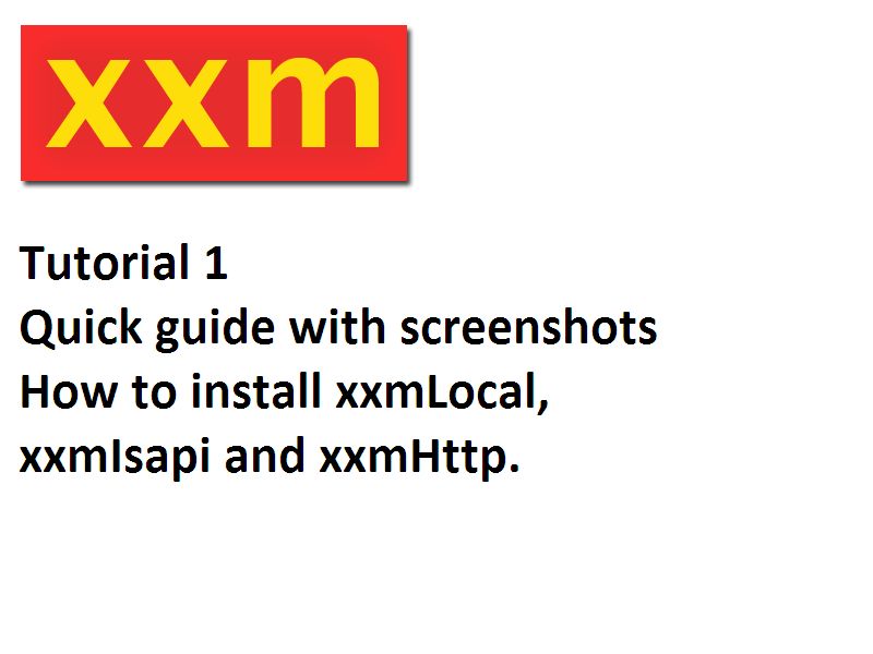 Xxm Tutorial Quick Guide Screenshots - Mobile Vintage Arts for Desktop