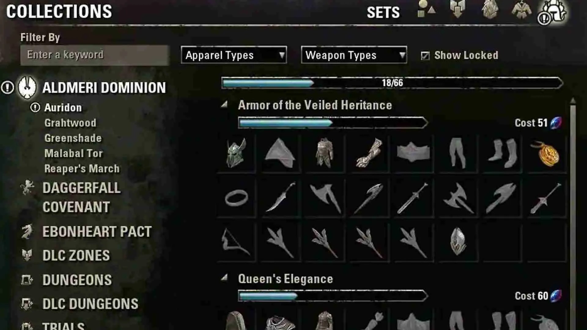 ESO Set Collection Example