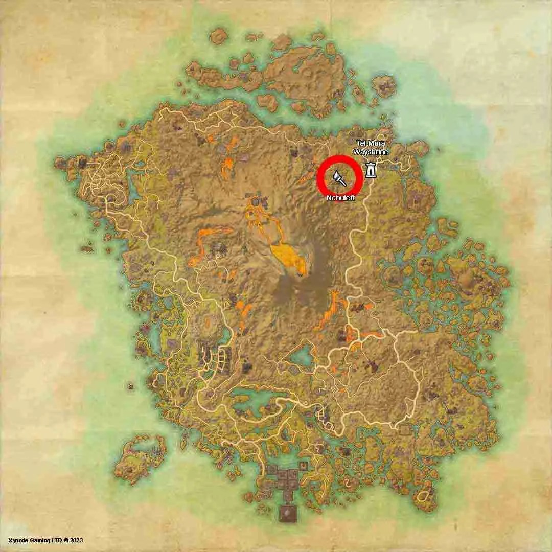 ESO Map Nchuleft Location