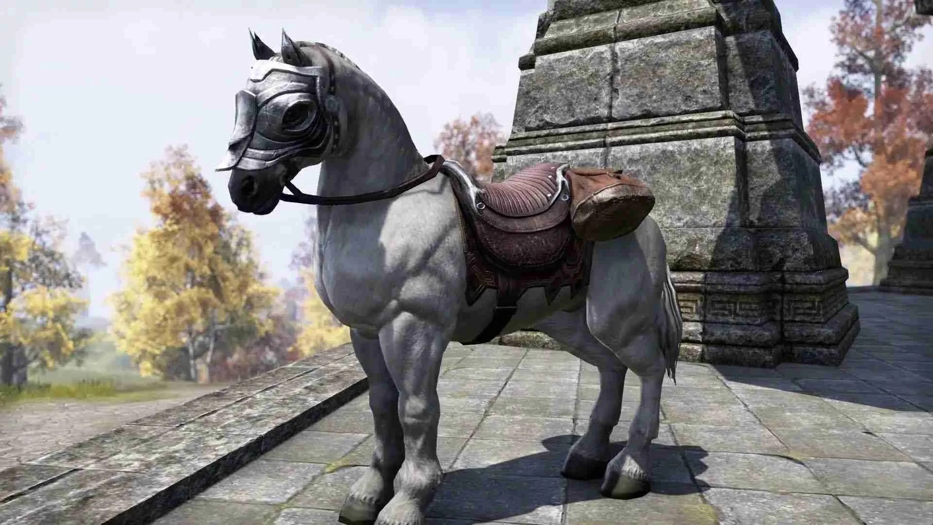 ESO Mount White Imperial Horse