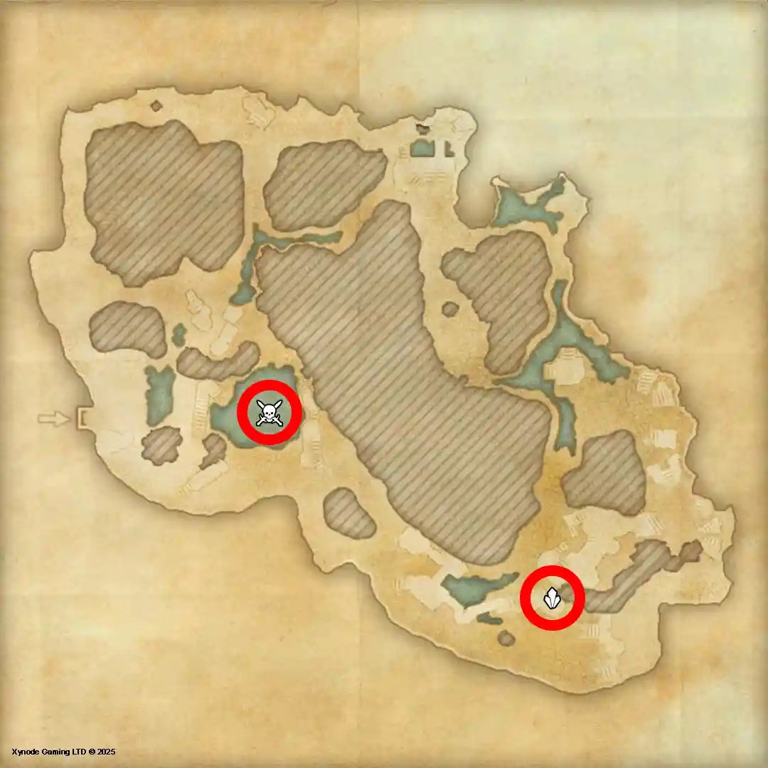 ESO Interior Delve Map Carapace Cavern, Solstice