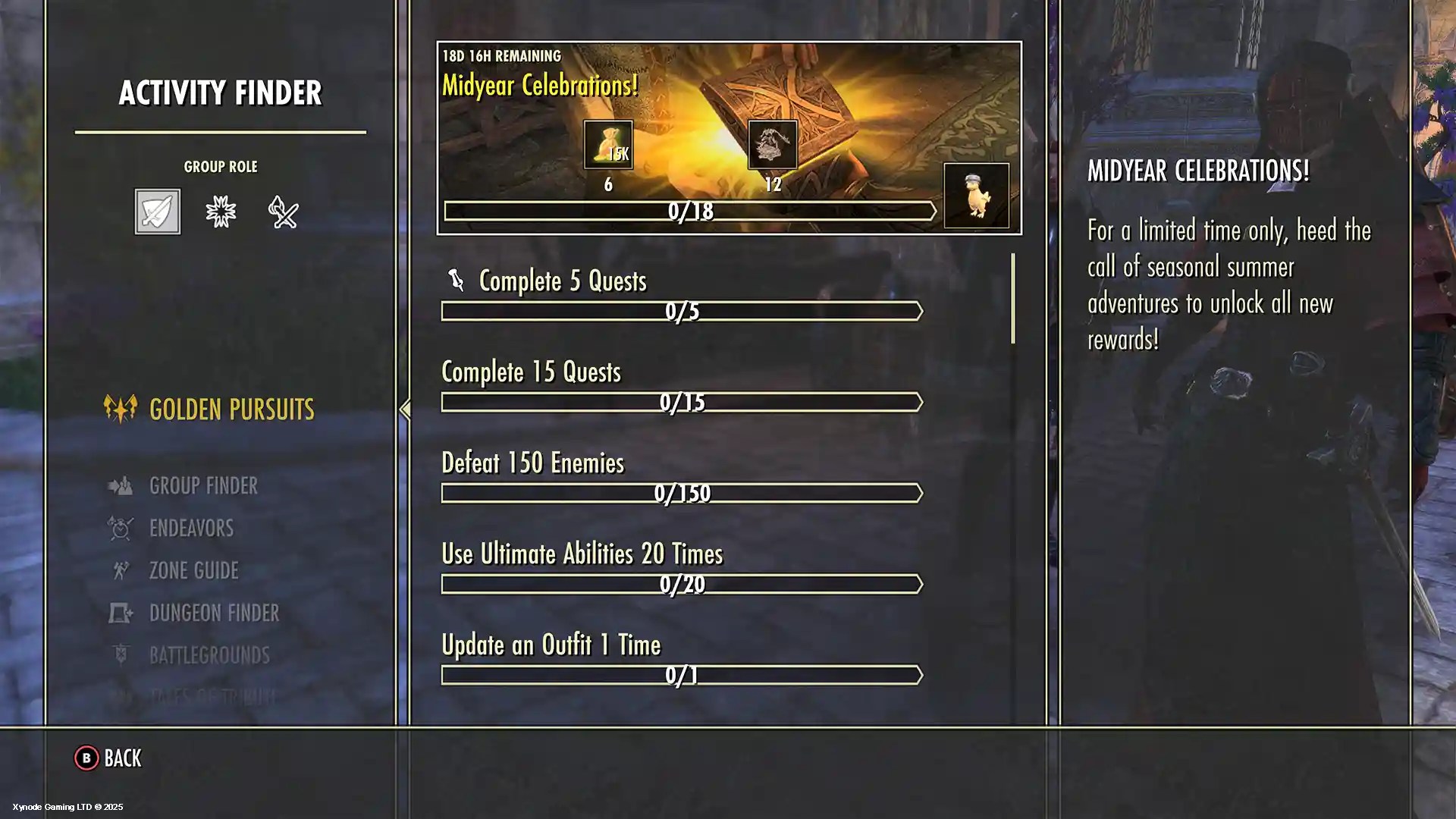 ESO Midyear Celebrations! Golden Pursuits