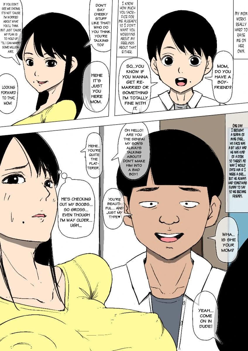 Doujin Mukashibanashi - My Mom And The Upperclassmen Date • Free Porn Comics