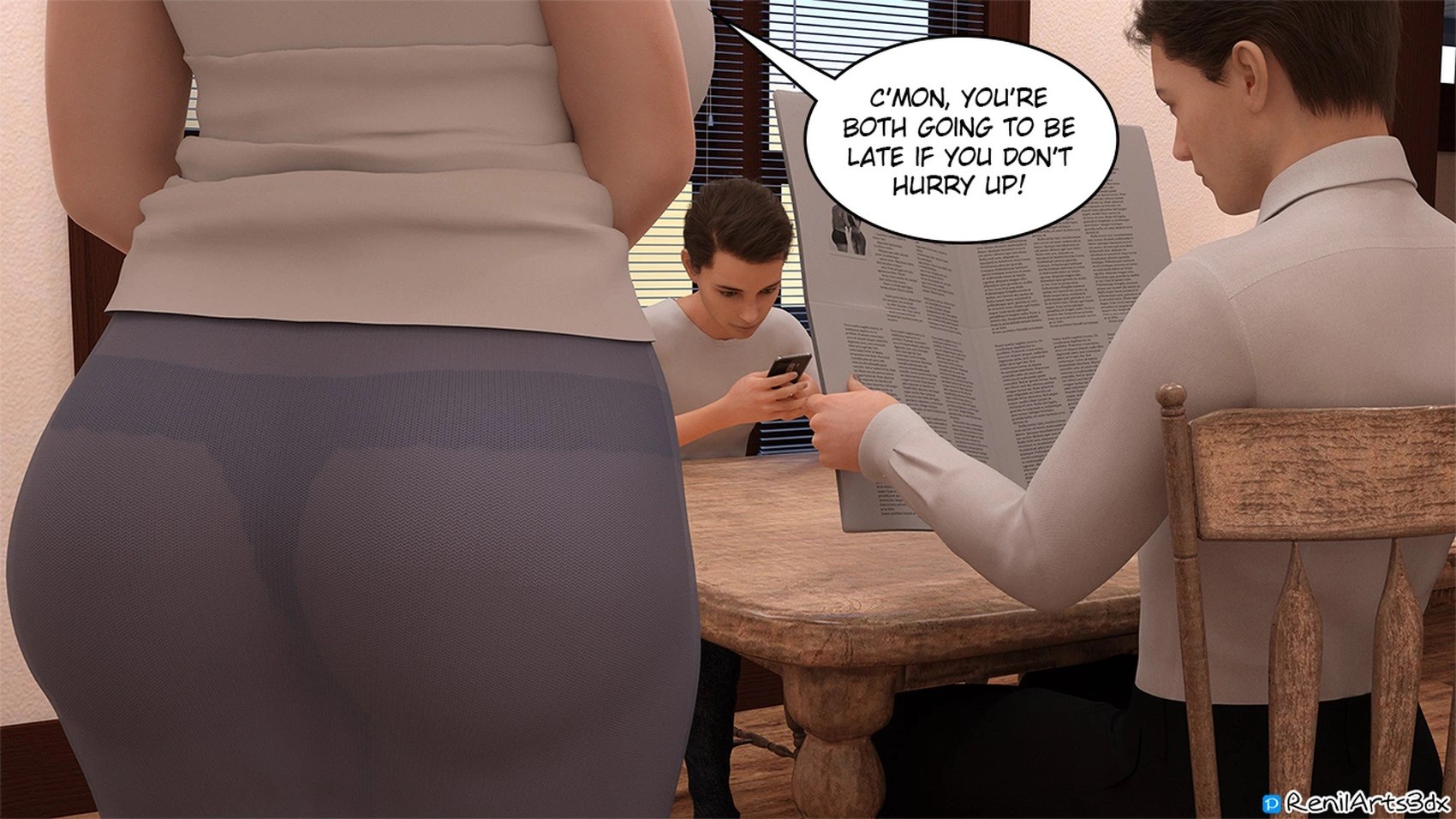 Renilarts3dx - Sayako During the Day • Free Porn Comics