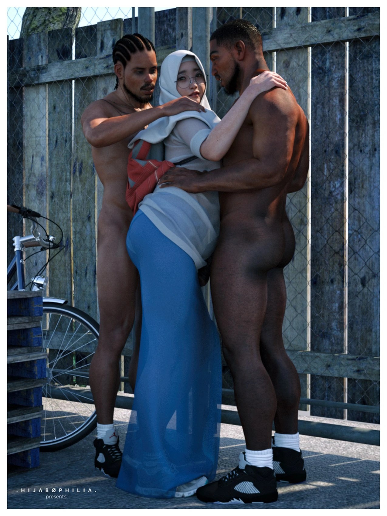 Hijabophilia - Dahlia and 2 BBCs • Free Porn Comics