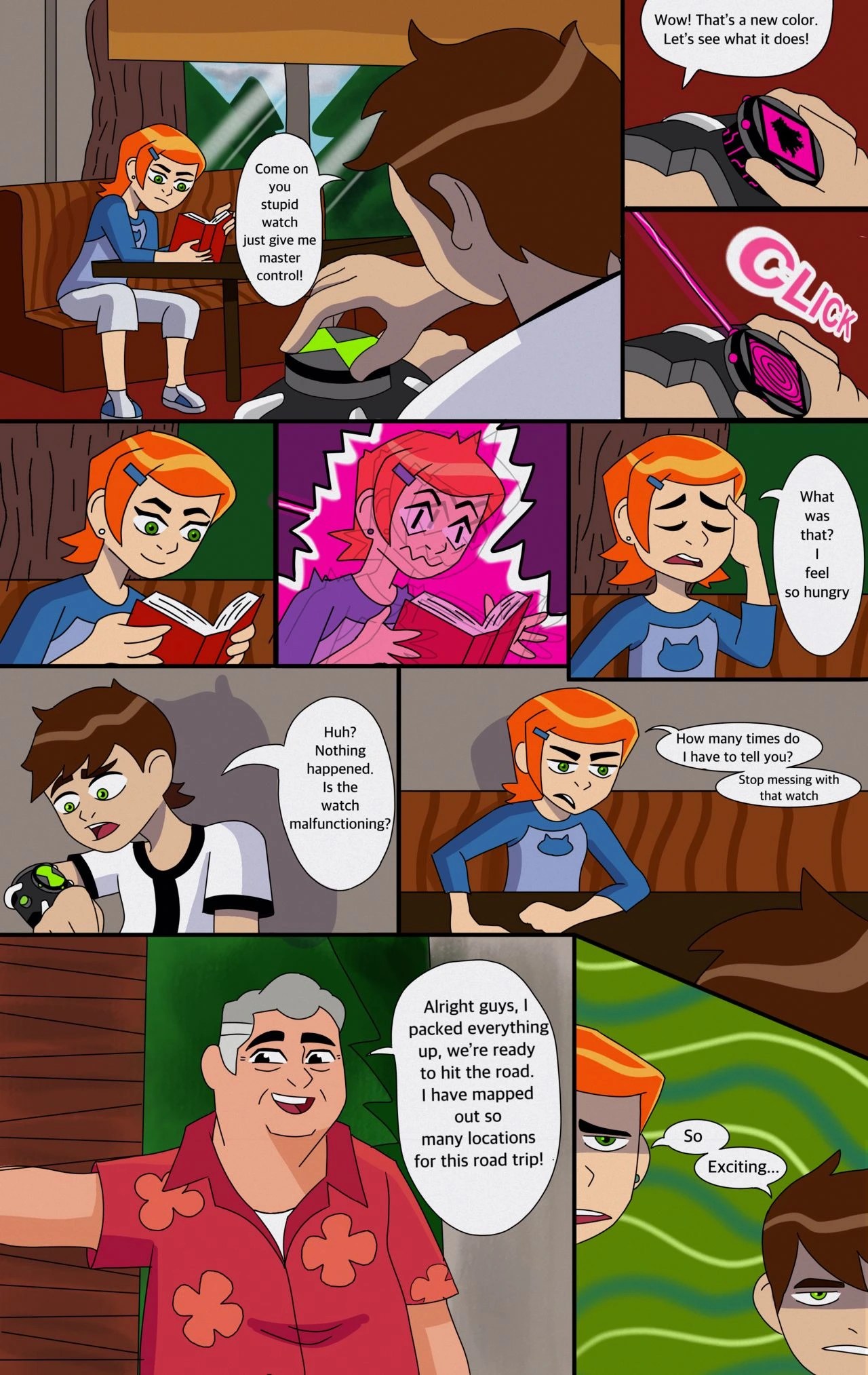 Fyssiono - Gwens Gain (Ben 10 • Free Porn Comics