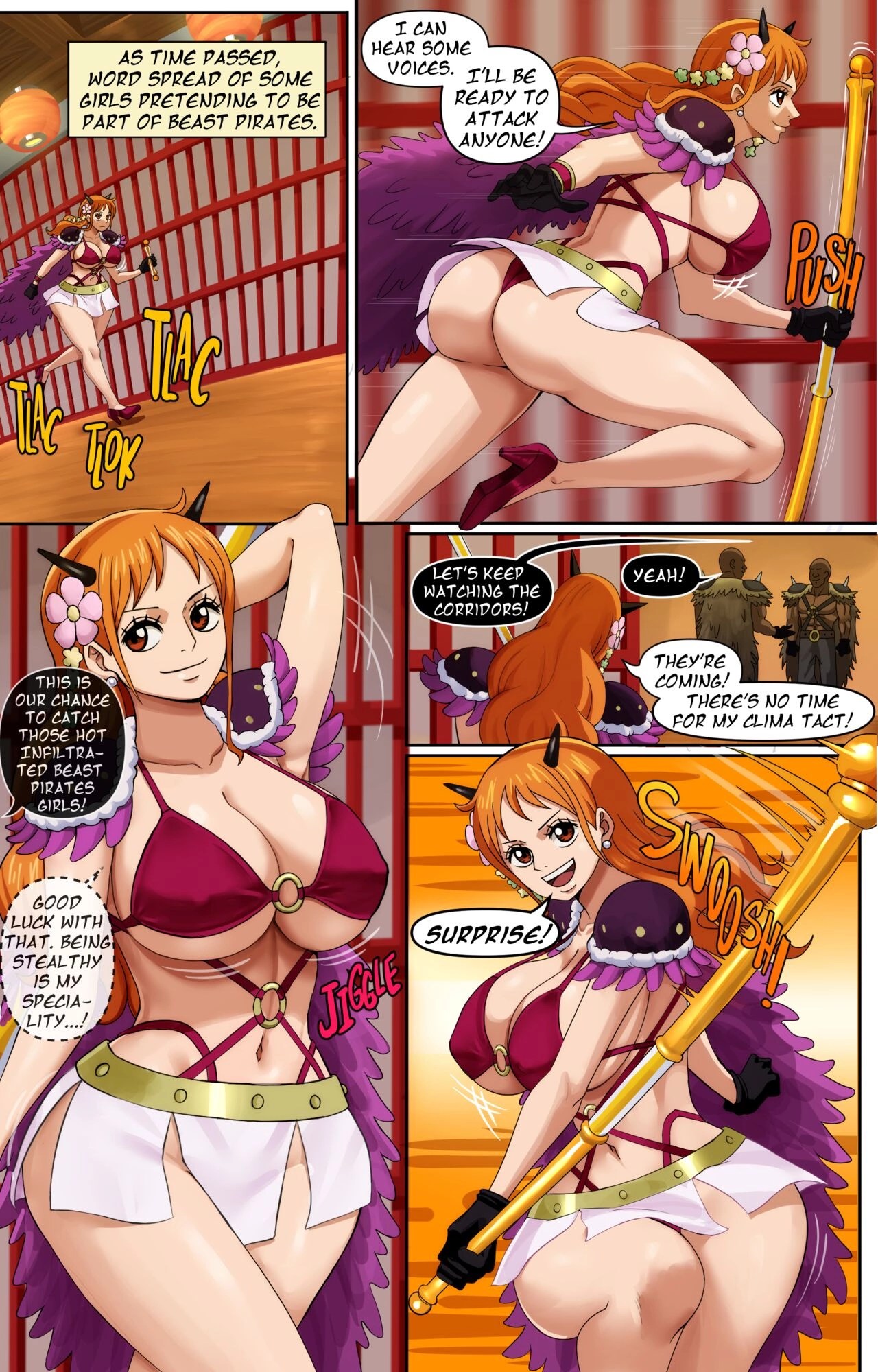 Pink Pawg] Beast Pirates (One Piece) • Free Porn Comics
