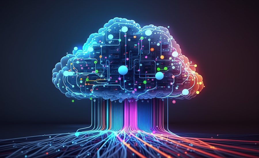 Cyber security, AI Mind, Network Management, Modern Data Center,