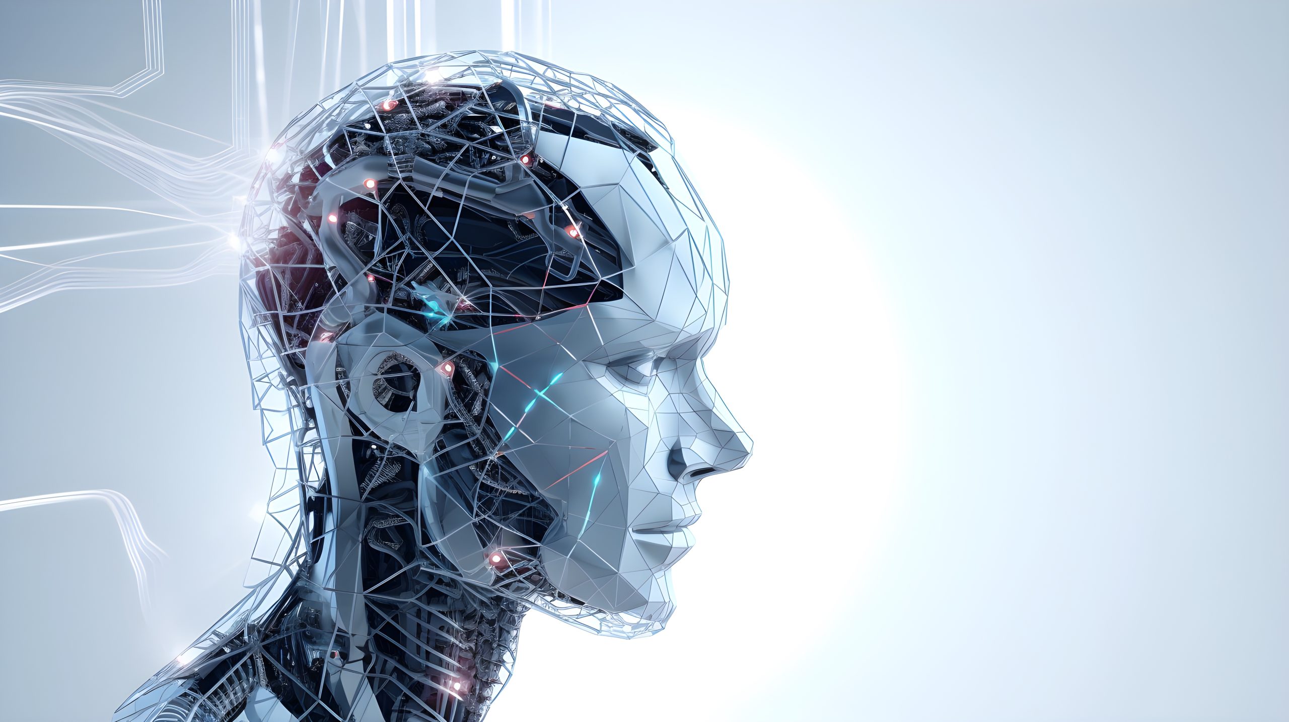 Artificial intelligence android head