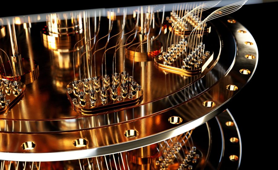 quantum computer closeup