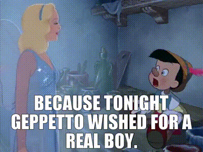 images Pinocchio Meme Real Boy yarn because tonight geppetto wished for a real boy pinocchio 1940 video gifs by quotes 59e3da08 ç´