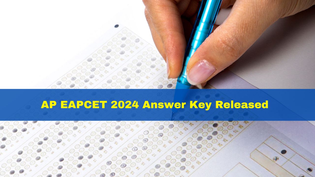 AP EAPCET 2024 Answer Key Released