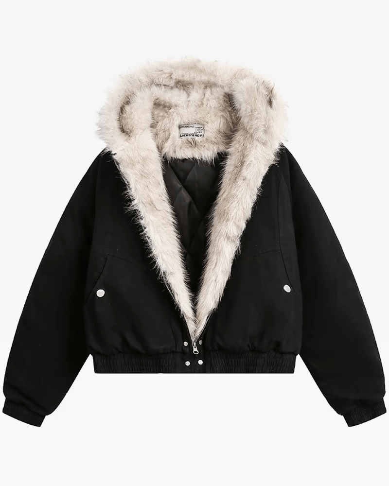 Fur Lined Jacket Y2K - Y2K Wave