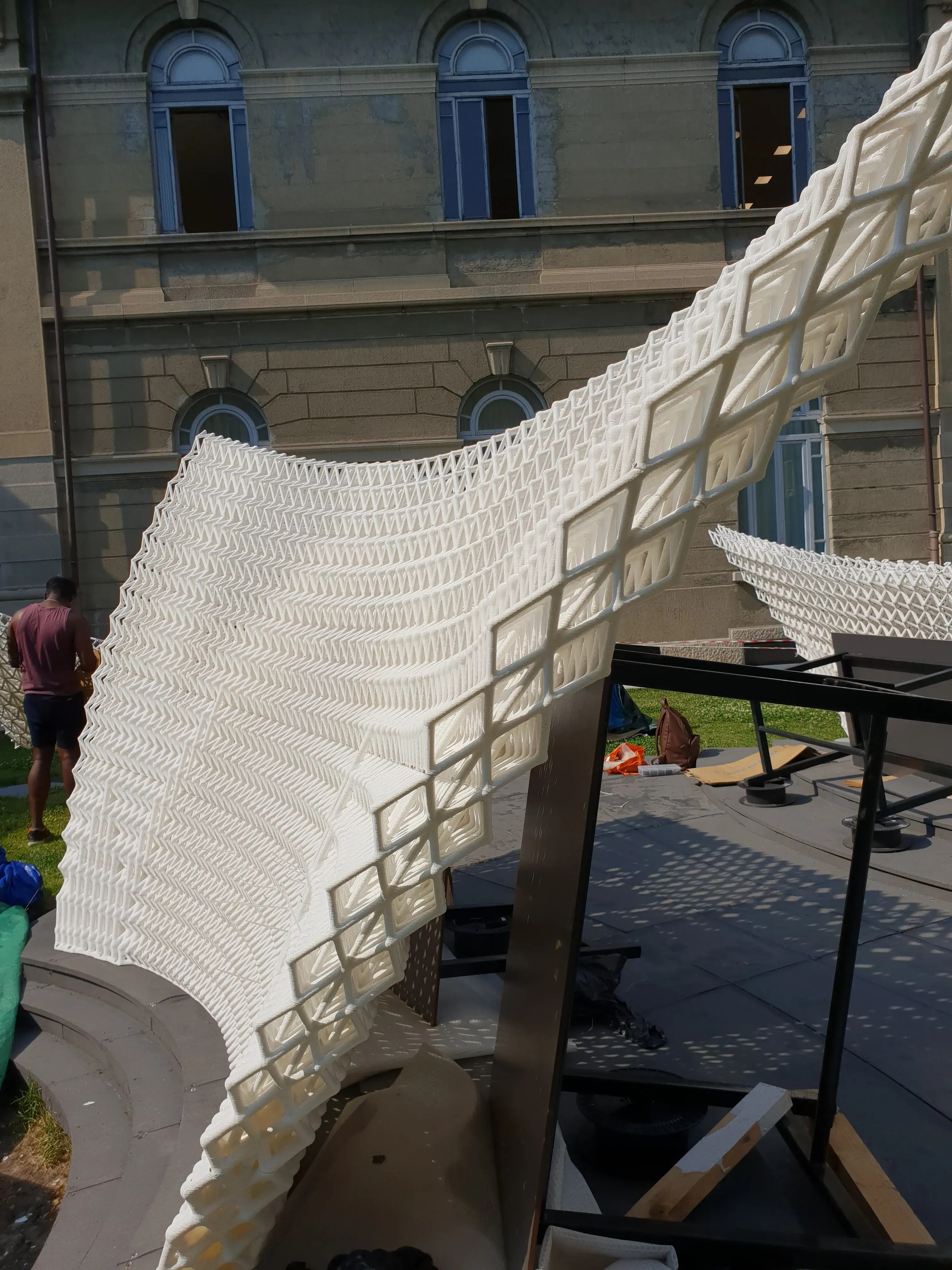 3D-Printed Trabeculae Pavilion