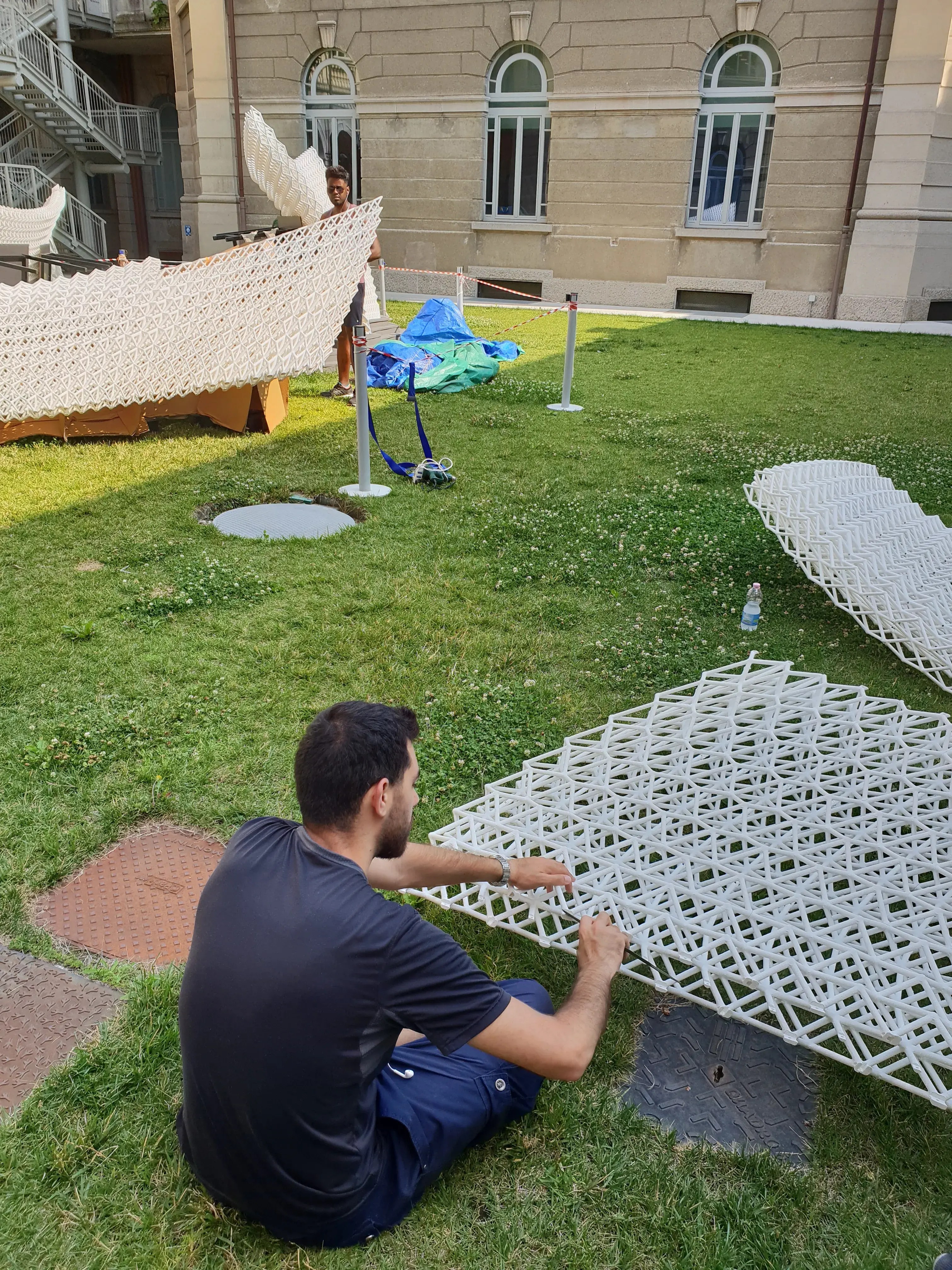 3D-Printed Trabeculae Pavilion