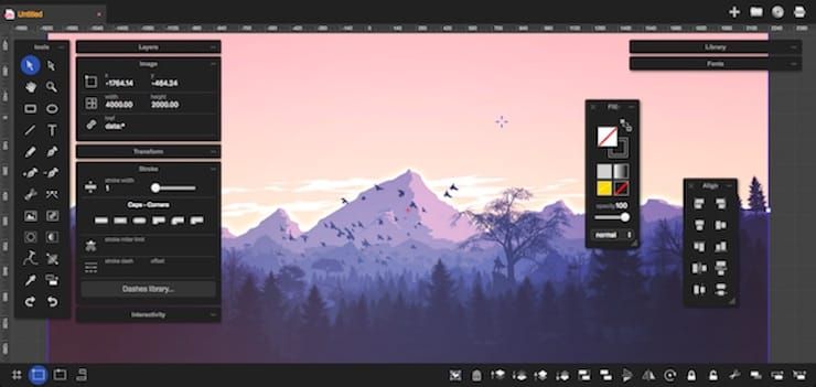 рисовать векторной графикой онлайн