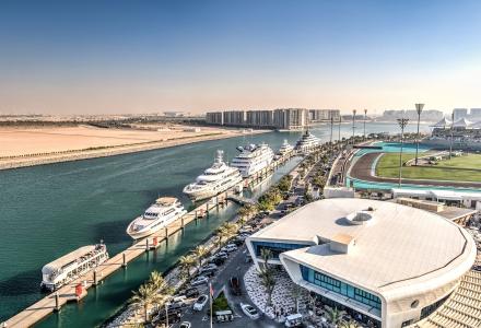 Yas Marina Prepares For Formula 1 Grand Prix Yacht Harbour