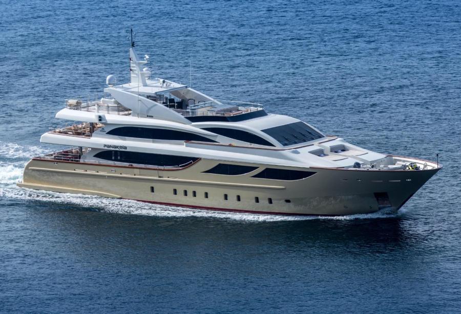 It's gross tonnage is 496 tons. Motor yacht Panakeia - Astondoa - Yacht Harbour
