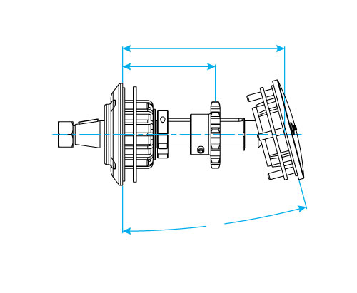 Replacement 1-1/8 Inch Self-Aligning Drive Shaft Take-Up Bearing - For Chute Side Applications