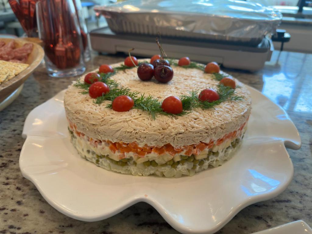 Dos imagenes con comida.