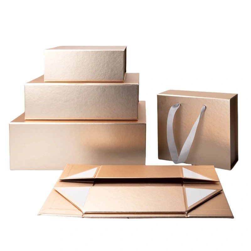 Customizable Flip Gift Box Paper Foldable Gift Box