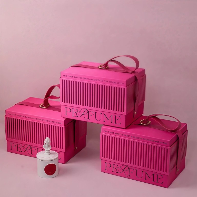 Souvenir Pink Lid Gift Box High-end Fashion Creative Gift Box