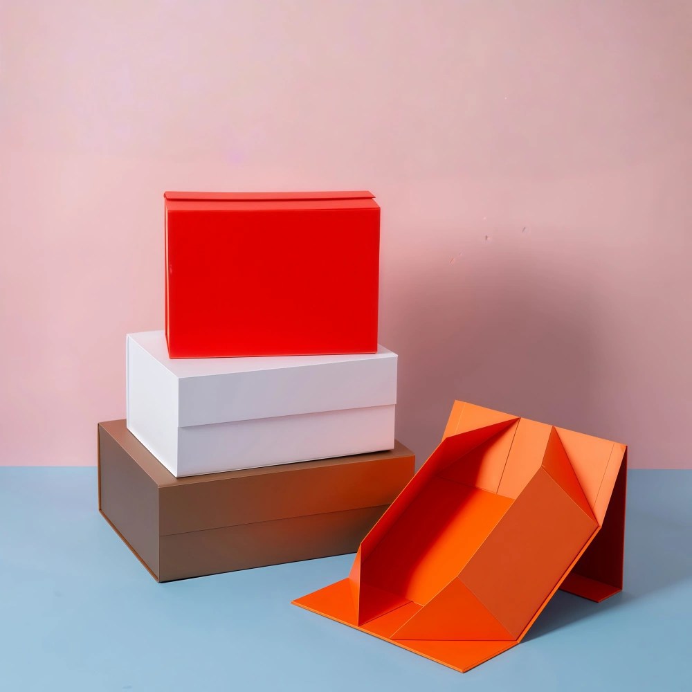 Custom Foldable Gift Box in Various Colors and Sizes Gift Packaging
