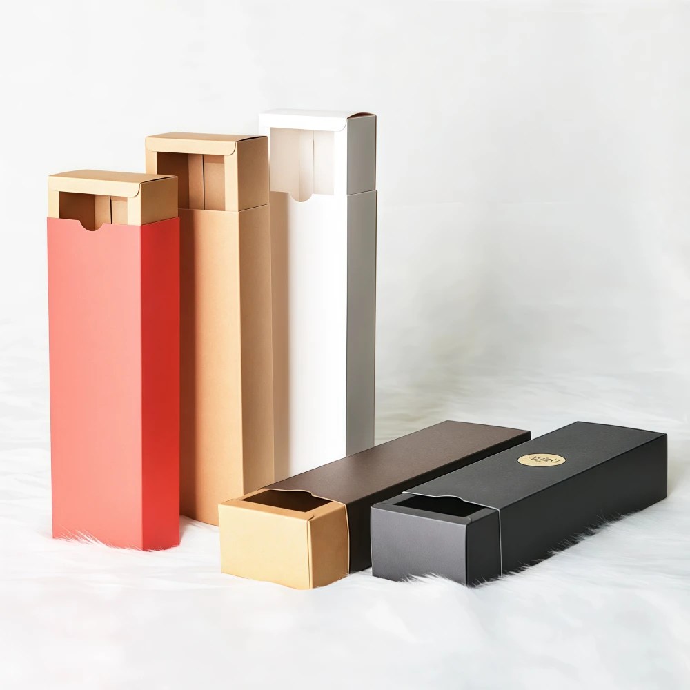 Wholesale Multi-Color Kraft Paper Drawer Gift Packaging Box