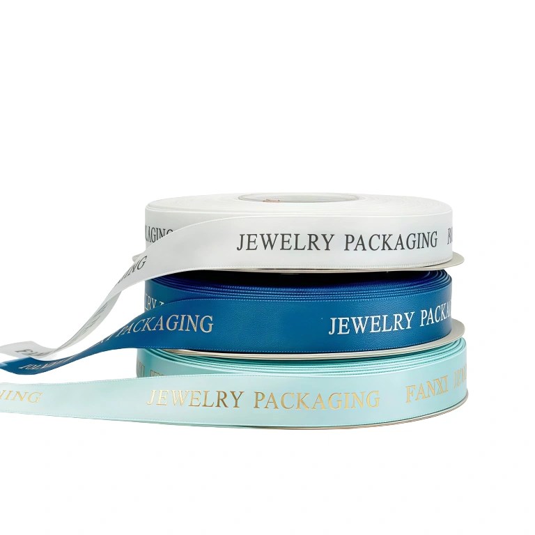 Gift Packaging Ribbon Hot Stamping Floral Cake Gift Box Ribbon