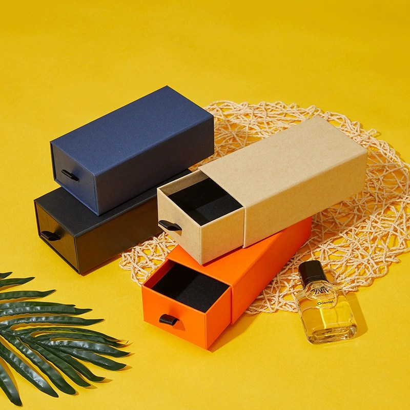 Custom Multi-Color Rectangle Shape Drawer Gift Box