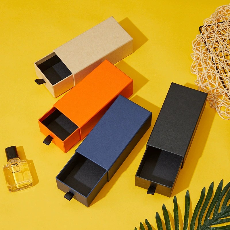 Custom Multi-Color Rectangle Shape Drawer Gift Box