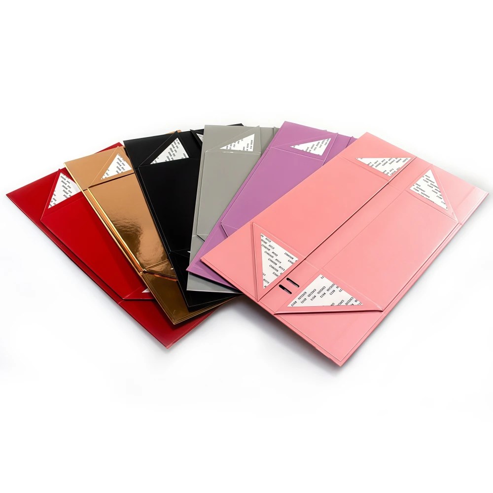 Custom Foldable Gift Box Available in Multiple Colors