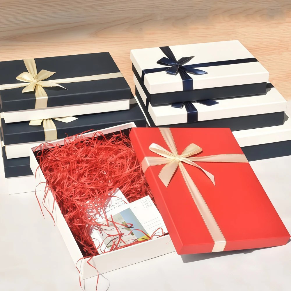 Custom Colorful Bow-tie Lid Gift Box Set