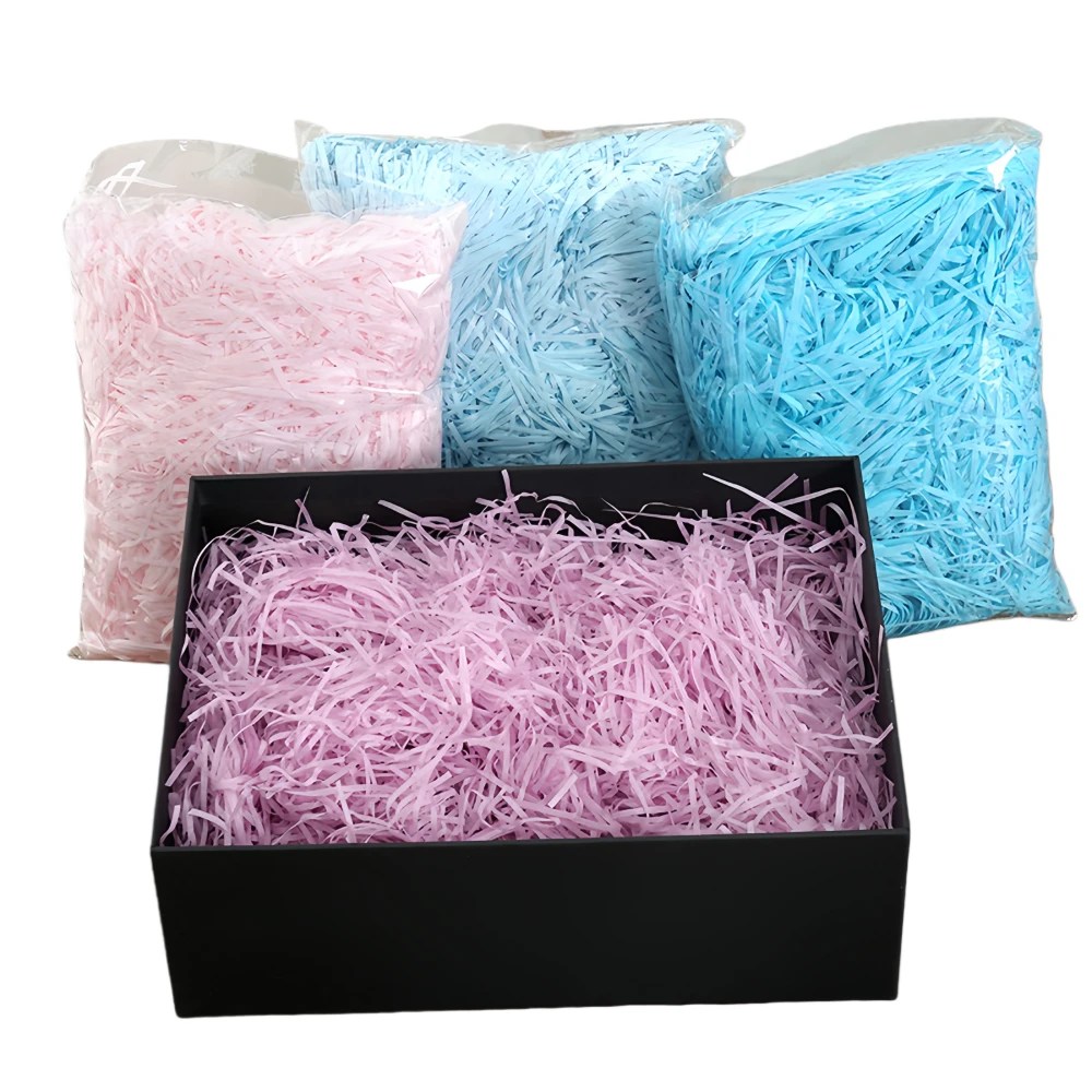 Customized Color Raffia Paper, Gift Box Jewelry Box Filler